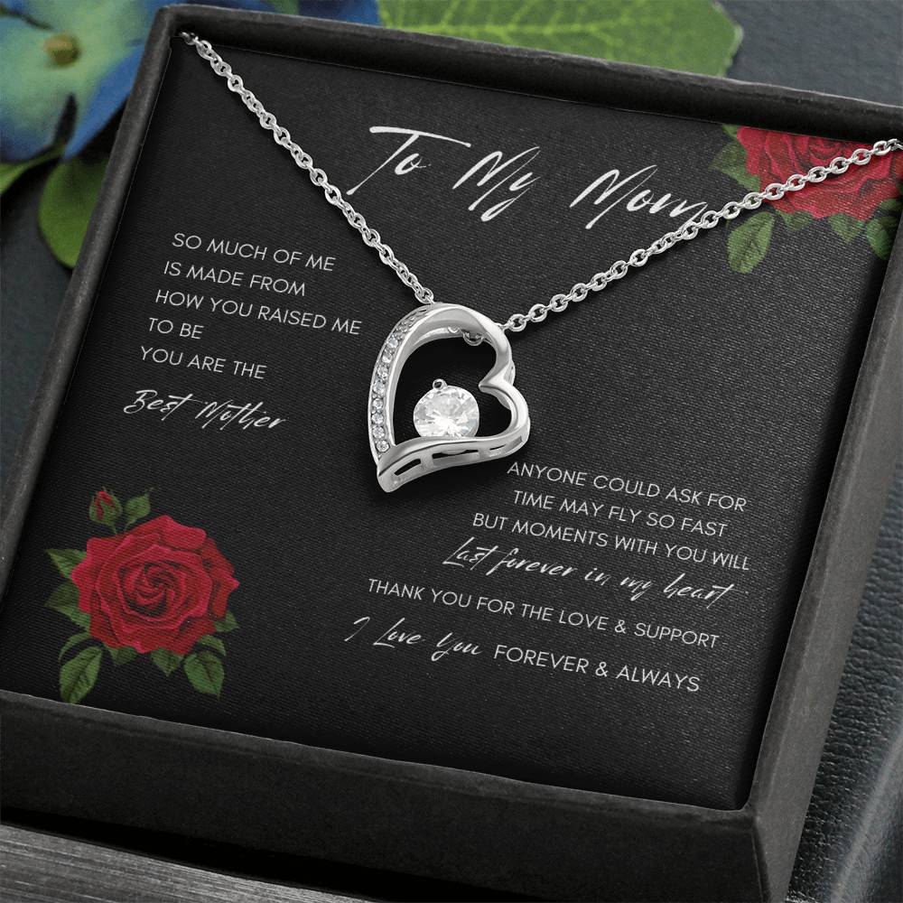 To My Mom | Forever Heart Necklace