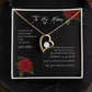 To My Mom | Forever Heart Necklace