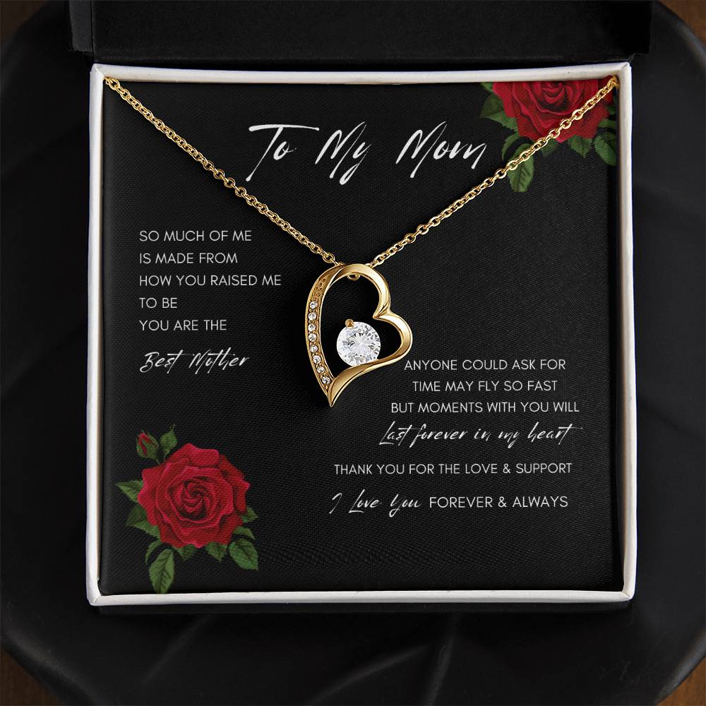 To My Mom | Forever Heart Necklace